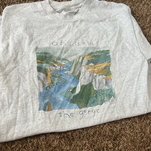 Gray Oregon Gorge Graphic Sweatshirt